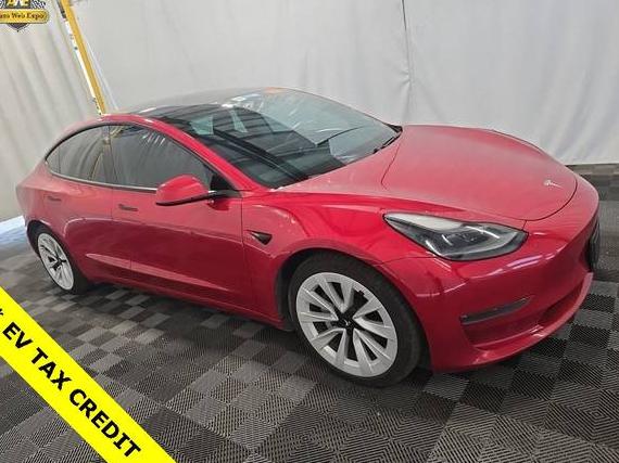 TESLA MODEL 3 2021 5YJ3E1EB4MF013100 image